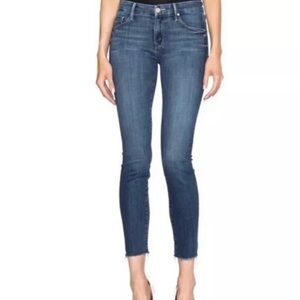 NWOT Mother Jean, Looker Ankle Fray, Girl Crush
